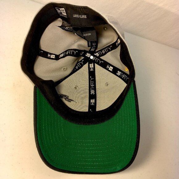 WVU West Virginia Mountaineers Cap Hat New Era Fitted Large XL Stretch Gray - Picture 14 of 14